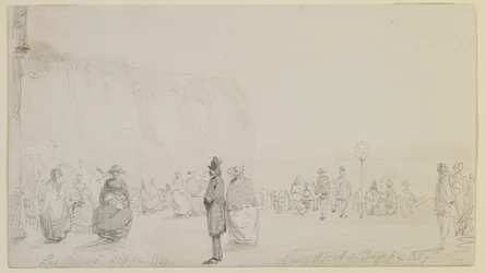 La costa a Dieppe, 1857